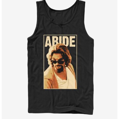 The Dude Abides Sunglasses Pose Tank