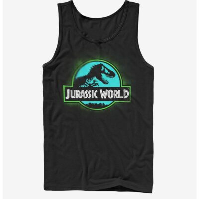 Jurassic World Fallen Kingdom T. Rex Spray Paint Logo Tank