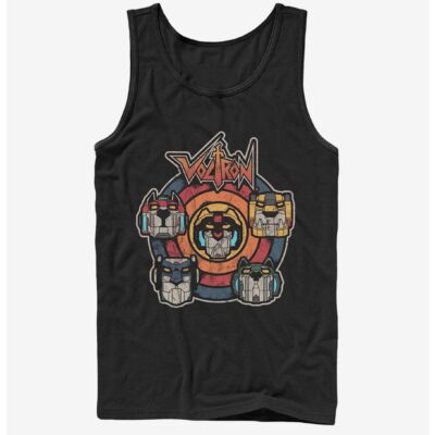 Voltron Retro Lion Target Tank Top