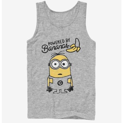 Minion Powered By Banana Tank Top