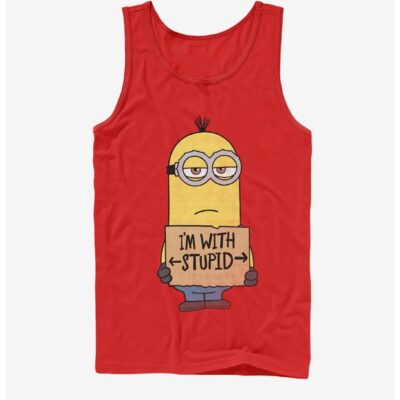 Minion Stupid Tank Top