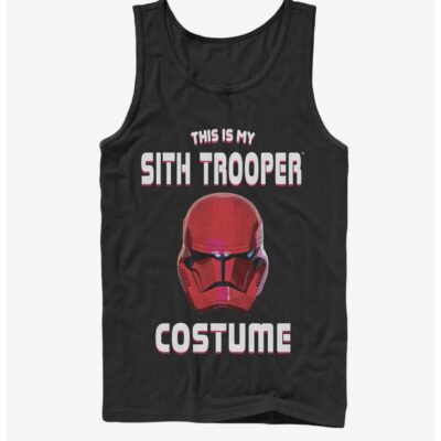 Star Wars Episode IX Rise of Skywalker Red Trooper Sith Trooper Costume Tank