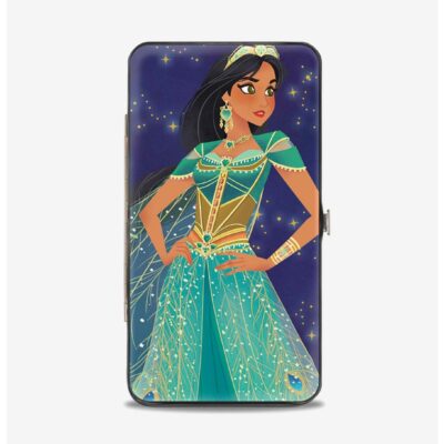 Disney Jasmine 2019 Standing Pose Stars Hinged Wallet