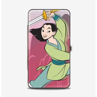 Disney Mulan Sword Action Pose Hinged Wallet