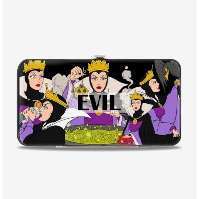 Disney Snow Whites Evil Queen Poses Collage Hinged Wallet