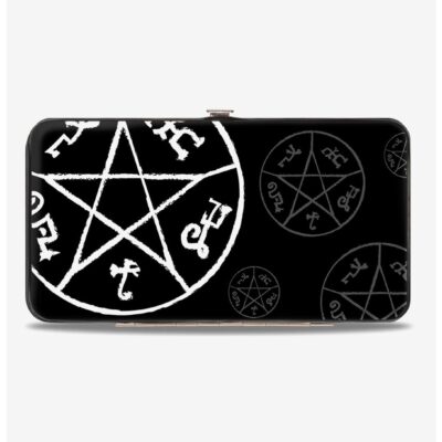 Supernatural Devils Trap Symbol Scattered Hinged Wallet