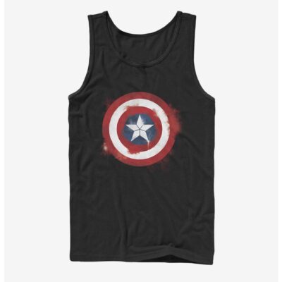 Marvel Captain America Spray Logo Tank