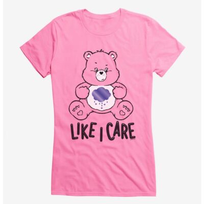 Care Bears Grumpy Bear Like I Care Girls T-Shirt