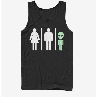 Bathroom Rules Alien Tank