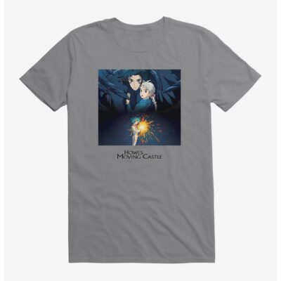 Studio Ghibli Howl’s Moving Castle Poster Art T-Shirt