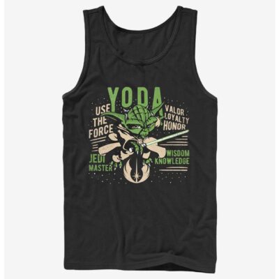 Star Wars The Clone Wars Yoda Tank Top