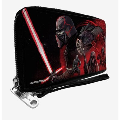 Star Wars The Rise of Skywalker Kylo Ren And Knights Zip Around Wallet