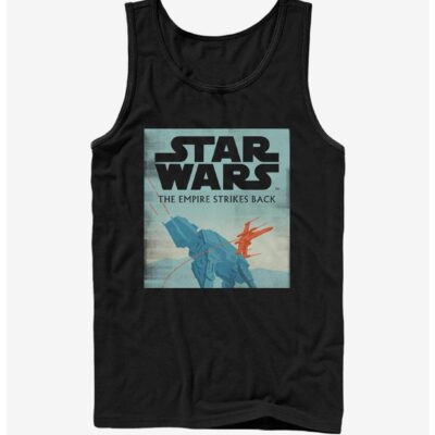 Star Wars Episode V The Empire Strikes Back AT-AT Attack Minimalist Poster Tank Top