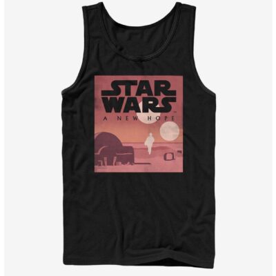 Star Wars Episode IV A New Hope Minimalist Poster Tank Top