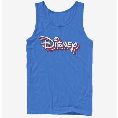 Disney Classic Disney Retro Rainbow Logo Tank