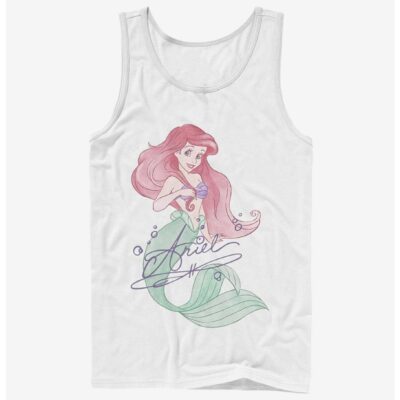 Disney The Little Mermaid Signed Ariel Tank