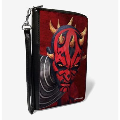 Star Wars the Clone Wars Maul Face Zip Around Wallet