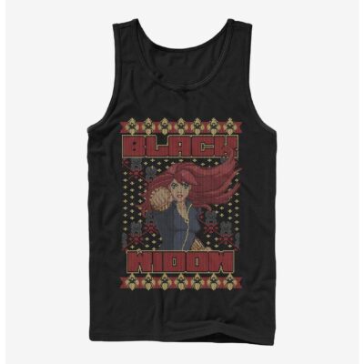 Marvel Black Widow Ugly Holiday Tank