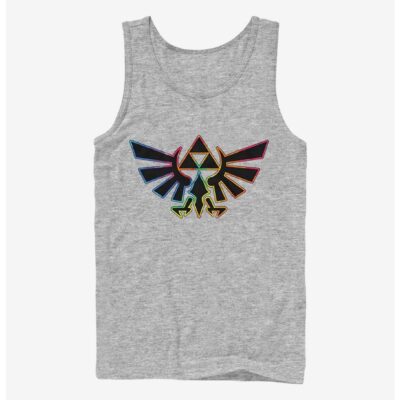 The Legend Of Zelda Tie Dye Outline Tank