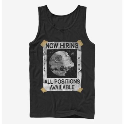 Star Wars All Positions Available Death Star Tank Top