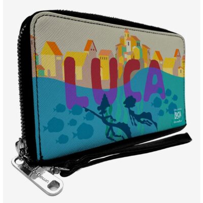 Luca and Alberto Sea Monster Seaside Zip Around Wallet