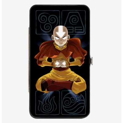 Avatar: The Last Airbender Aang Meditating Hinge Wallet