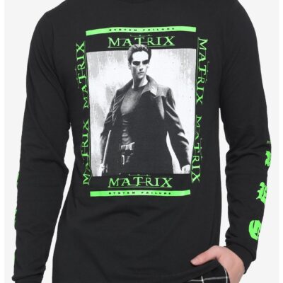 The Matrix Neo Portrait Long-Sleeve T-Shirt