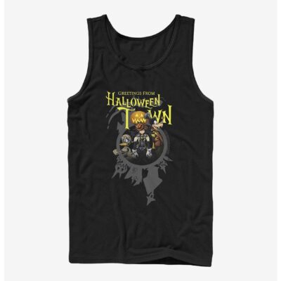 Disney Kingdom Hearts Greetings Halloween Town Tank Top