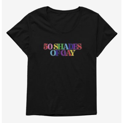 50 Shades Of Gay T-Shirt Plus Size