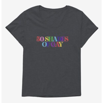 50 Shades Of Gay T-Shirt Plus Size