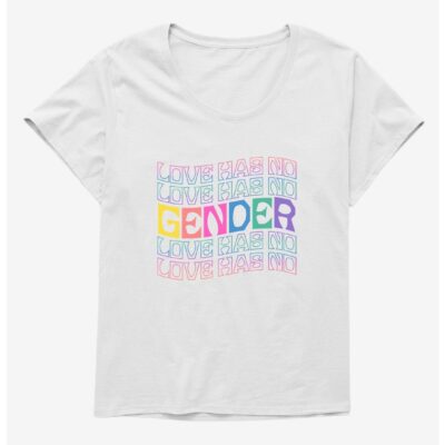 Love Has No Gender T-Shirt Plus Size