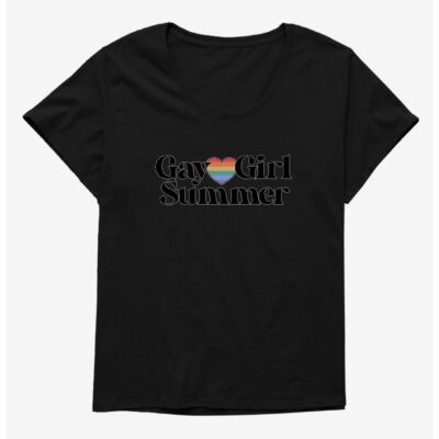 Gay Girl Summer T-Shirt Plus Size