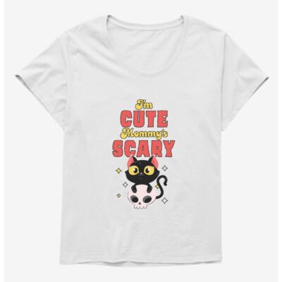 Halloween Cute Scary Girls Plus Size T-Shirt