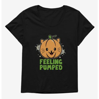 Halloween Feeling Pumped Girls Plus Size T-Shirt