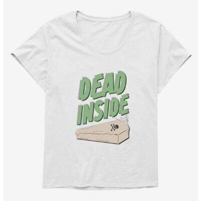 Halloween RIP Dead Inside Girls Plus Size T-Shirt