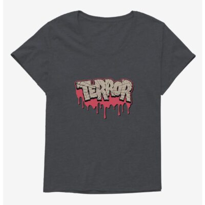 Halloween Terror Drip Girls Plus Size T-Shirt