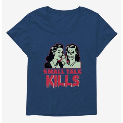 Halloween Small Talk Kills Plus Size T-Shirt