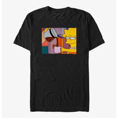 The Simpsons Lisa Coffee T-Shirt