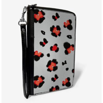 Disney Minnie Mouse Leopard Icon Zip Around Wallet