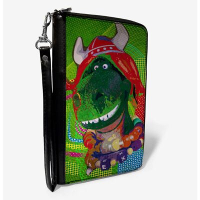 Disney Pixar Toy Story Partysaurus Rex Zip Around Wallet