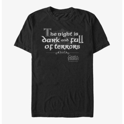 Game Of Thrones Night Full Of Terrors T-Shirt