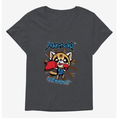 Aggretsuko Stay Balanced Girls T-Shirt Plus Size