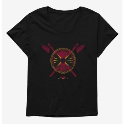 Vikings: Valhalla Haakon Shield Symbol Girls T-Shirt Plus Size