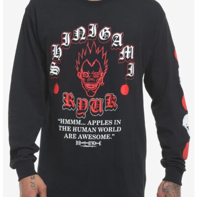 Death Note Shinigami Apples Long-Sleeve T-Shirt