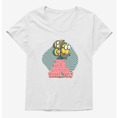 Minions Groovy Take Your Friends Girls T-Shirt Plus Size