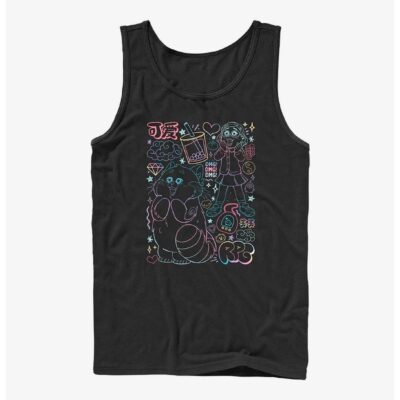 Disney Pixar Turning Red Neon Doodle Tank