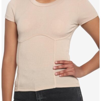 Almond Seam Girls T-Shirt