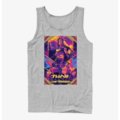 Marvel Thor: Love And Thunder Neon Poster Tank