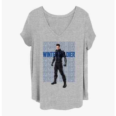 Marvel The Falcon and the Winter Soldier Bucky Girls T-Shirt Plus Size