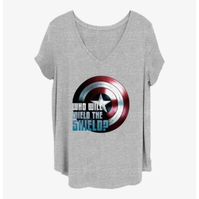 Marvel The Falcon and the Winter Soldier Wielding The Shield Girls T-Shirt Plus Size